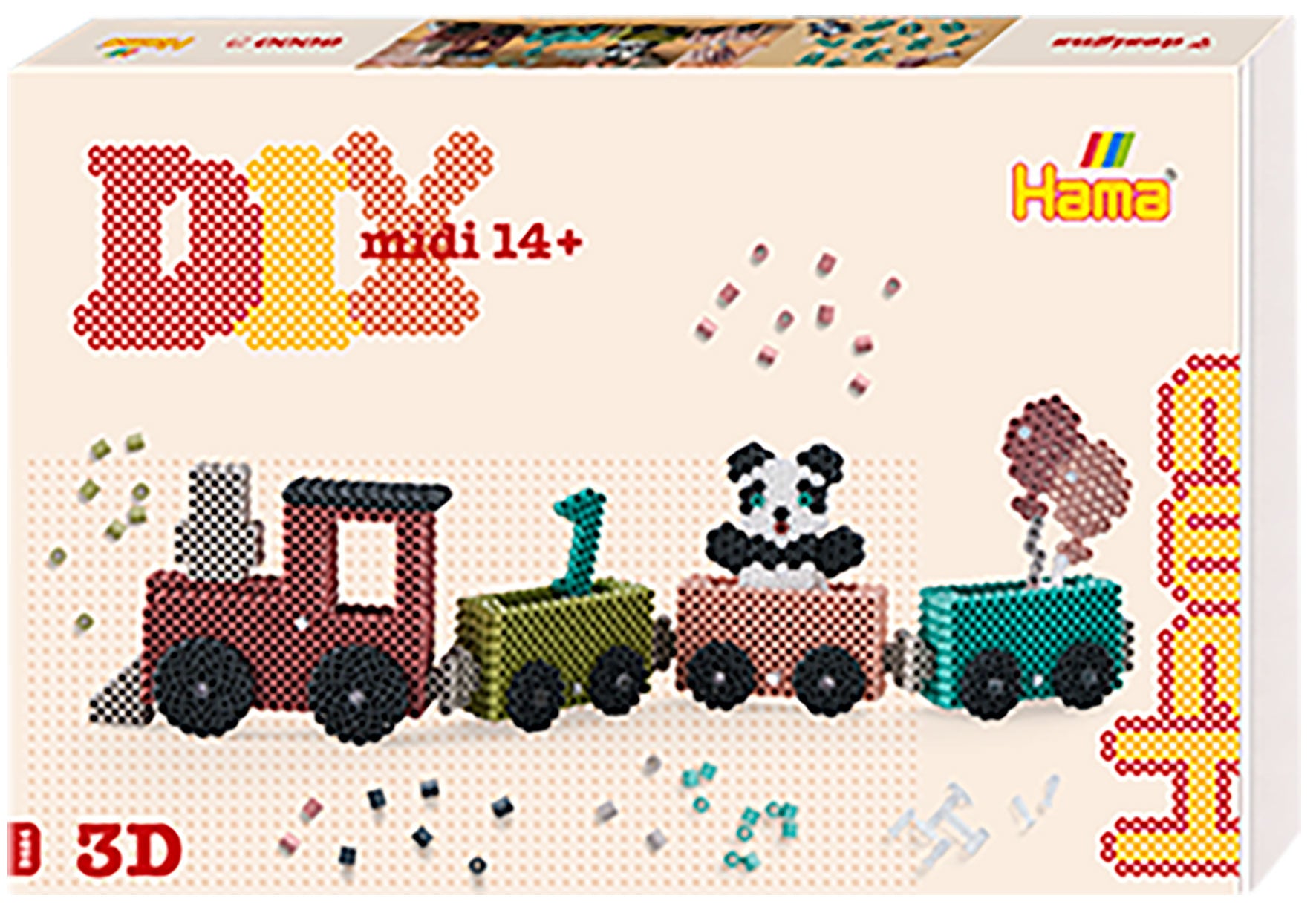 Hama Art - 3D Birthday Train