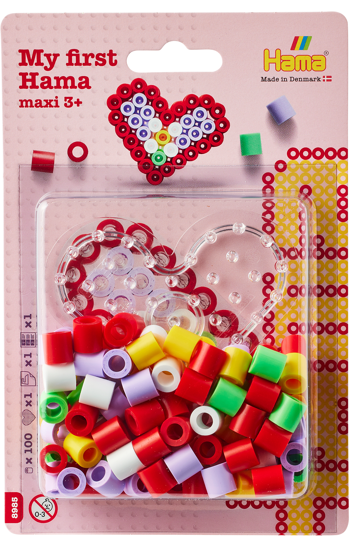 Maxi blister pack - small heart