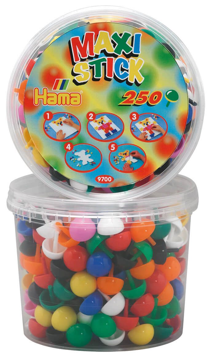 Maxi Stick - 250 Maxi sticks/pegs in a tub