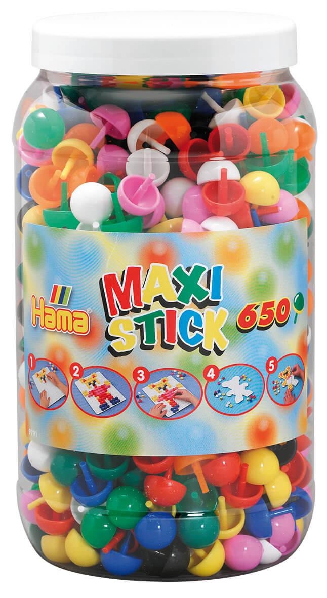 Maxi Stick - 650 Maxi sticks/pegs in a tub