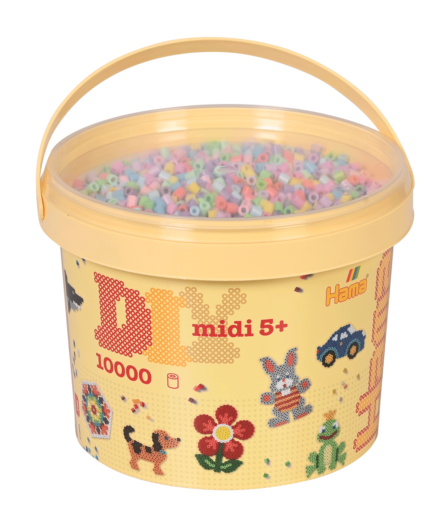10.000 Midi beads i bucket