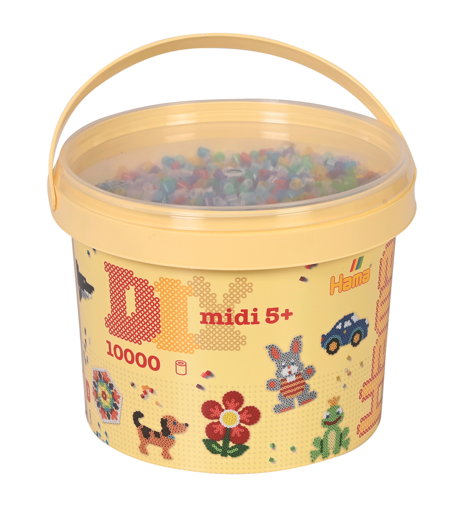10.000 Midi beads i bucket