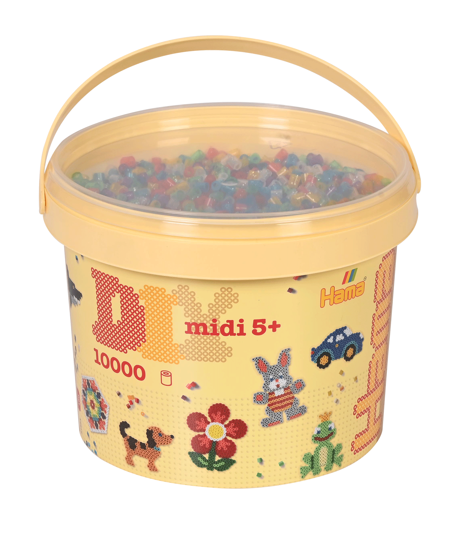 10.000 Midi beads i bucket