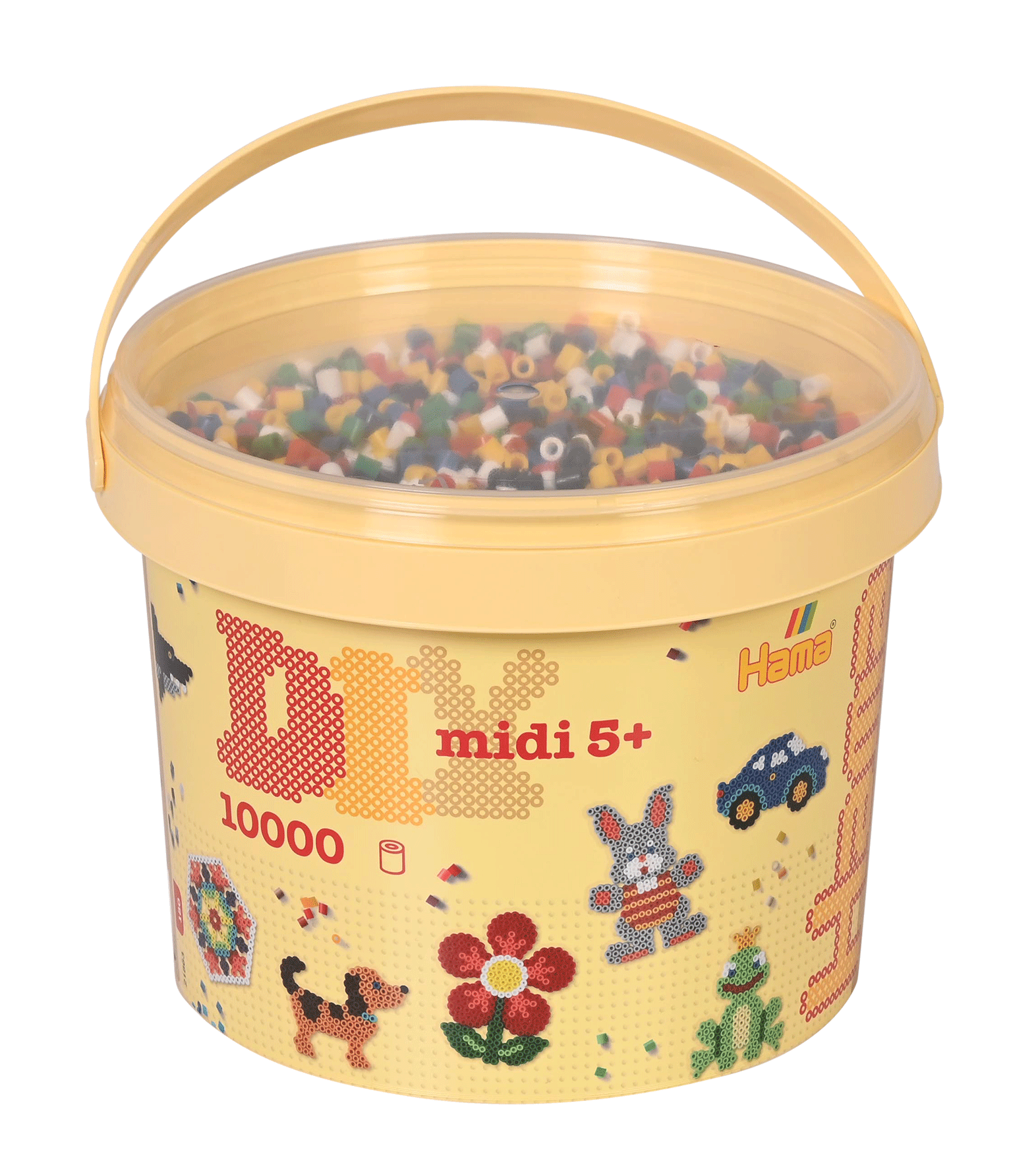 10.000 Midi beads i bucket