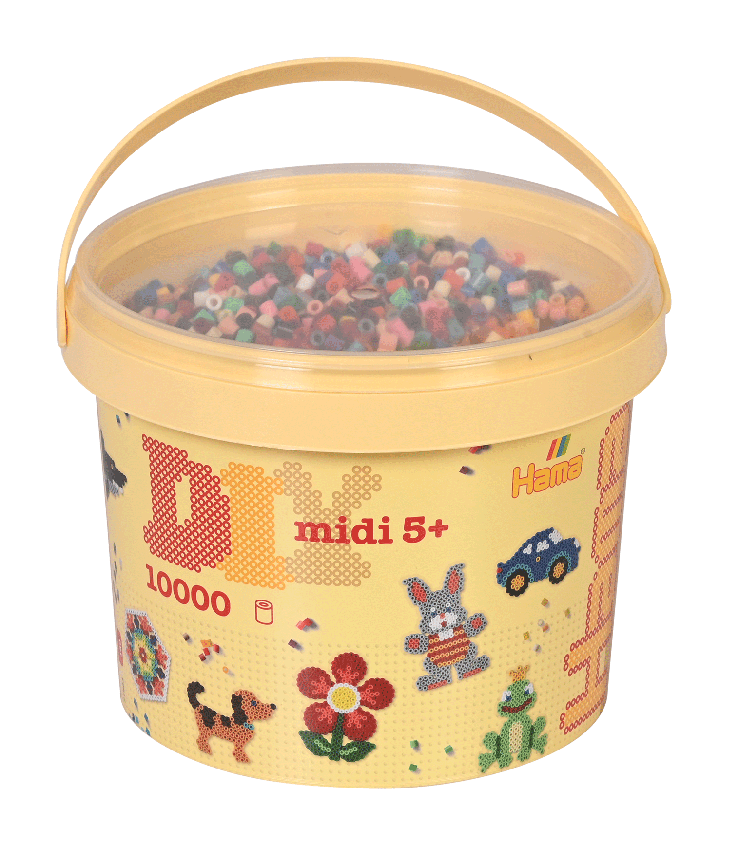 10.000 Midi beads i bucket