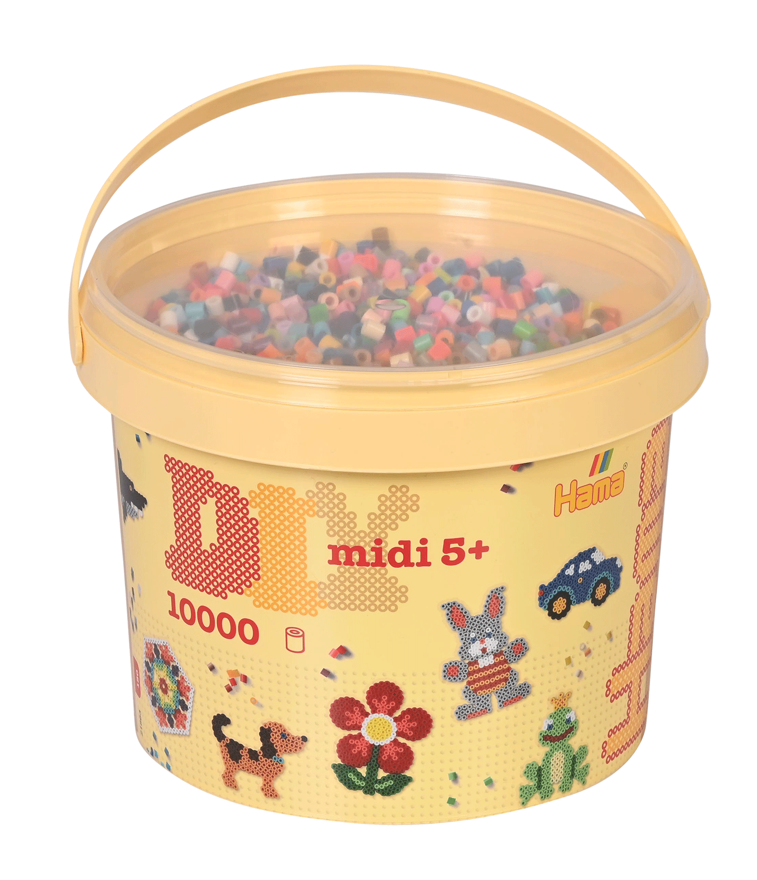 10.000 Midi beads i bucket