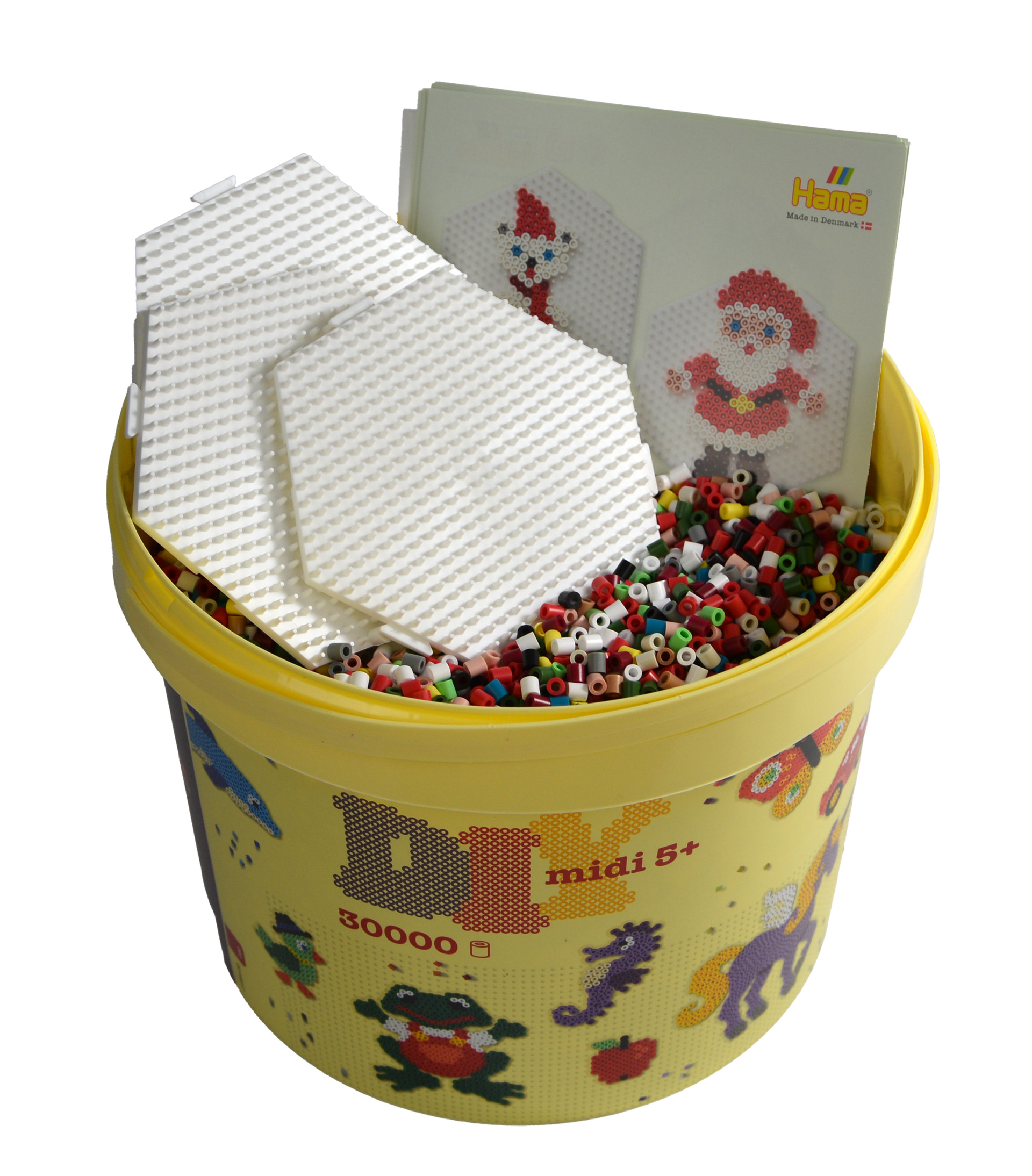 クリスマス hama 30.000 Midi beads in bucket - Christmas