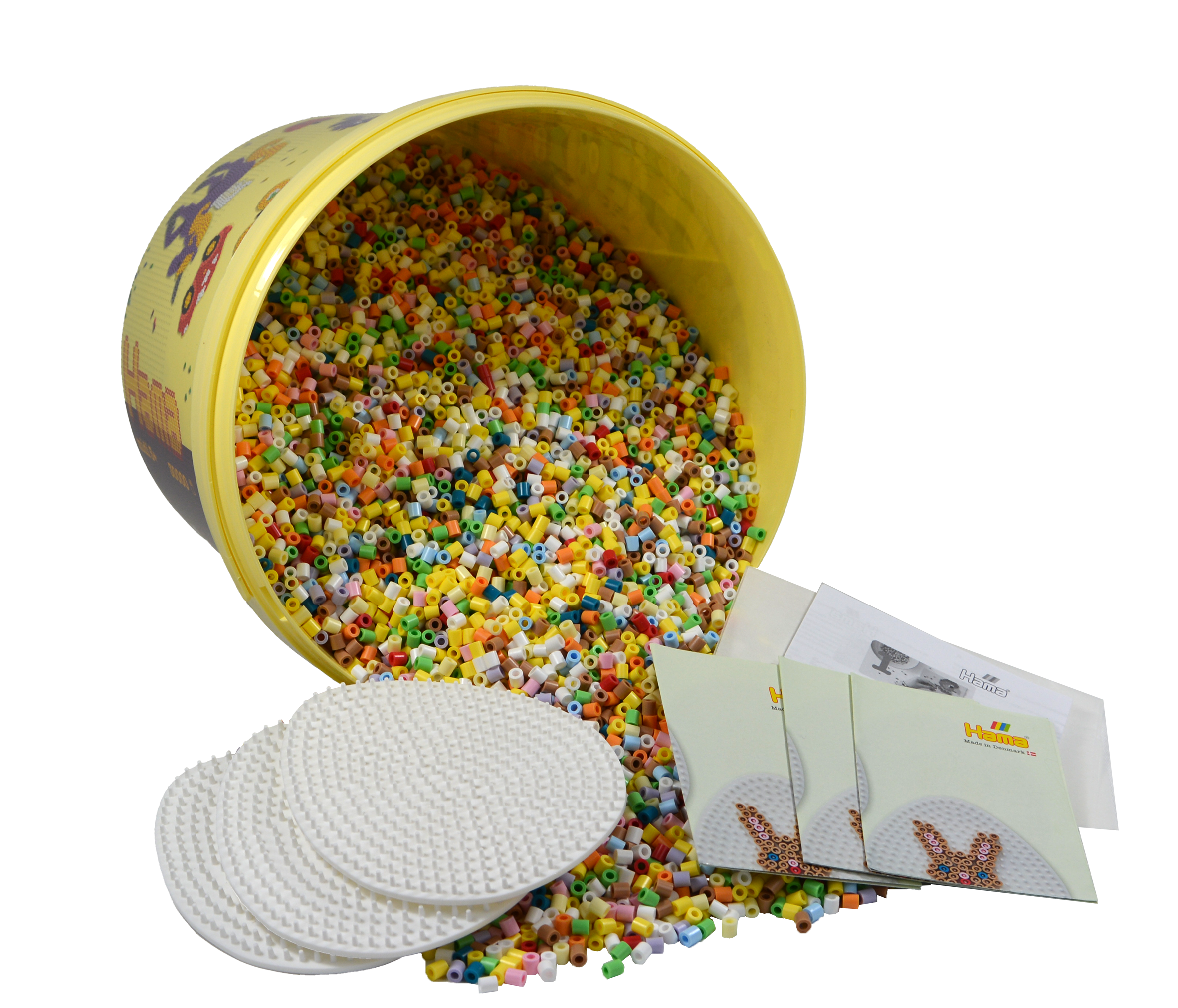 30.000 Midi beads i bucket - Easter