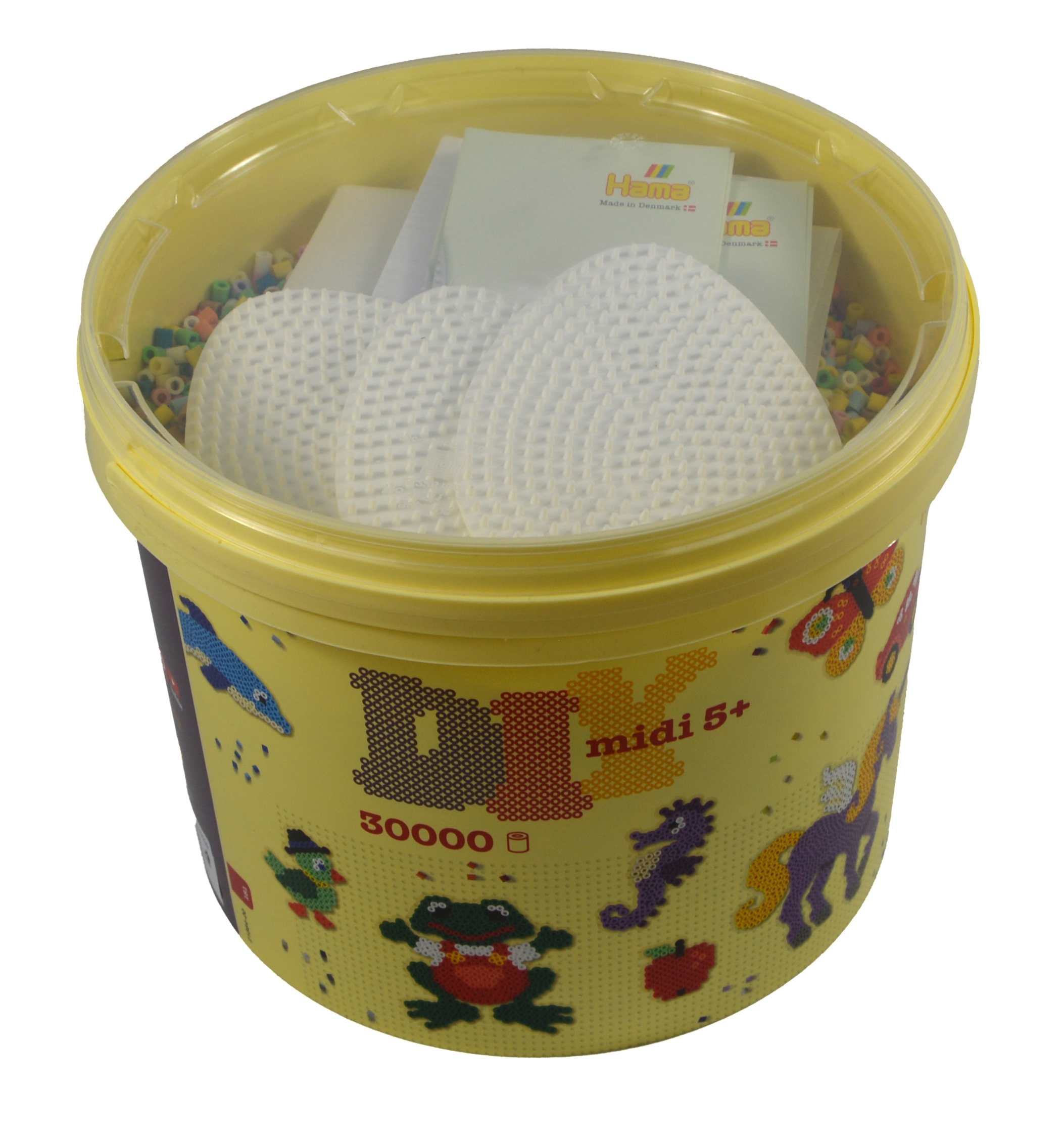 30.000 Midi beads i bucket - Easter
