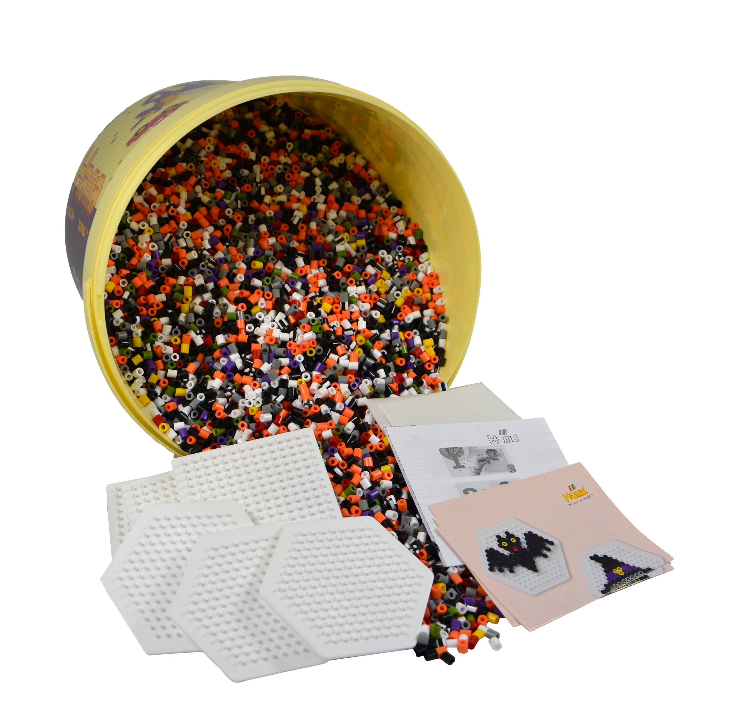 30.000 Midi beads in bucket - Halloween