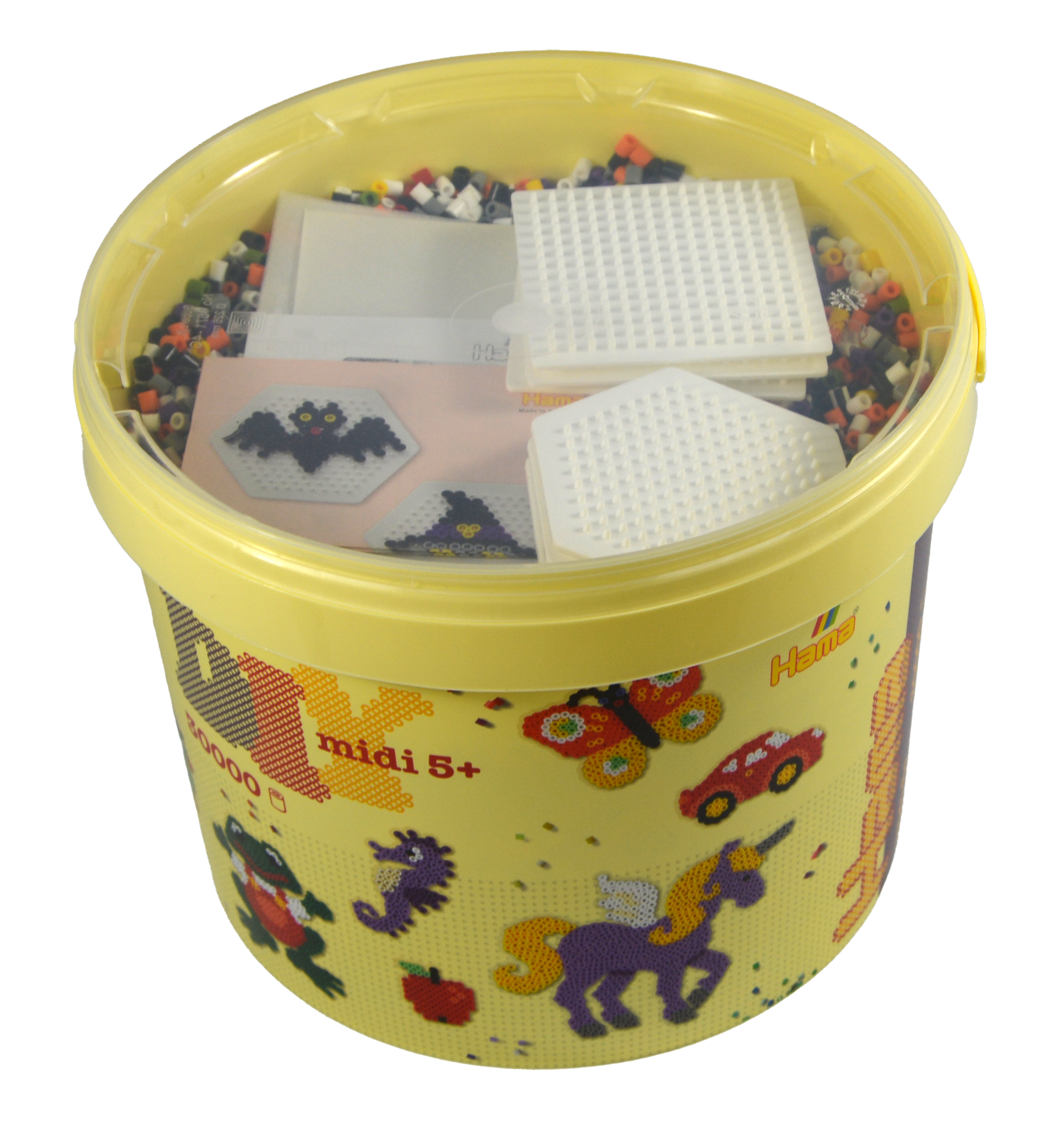 30.000 Midi beads in bucket - Halloween