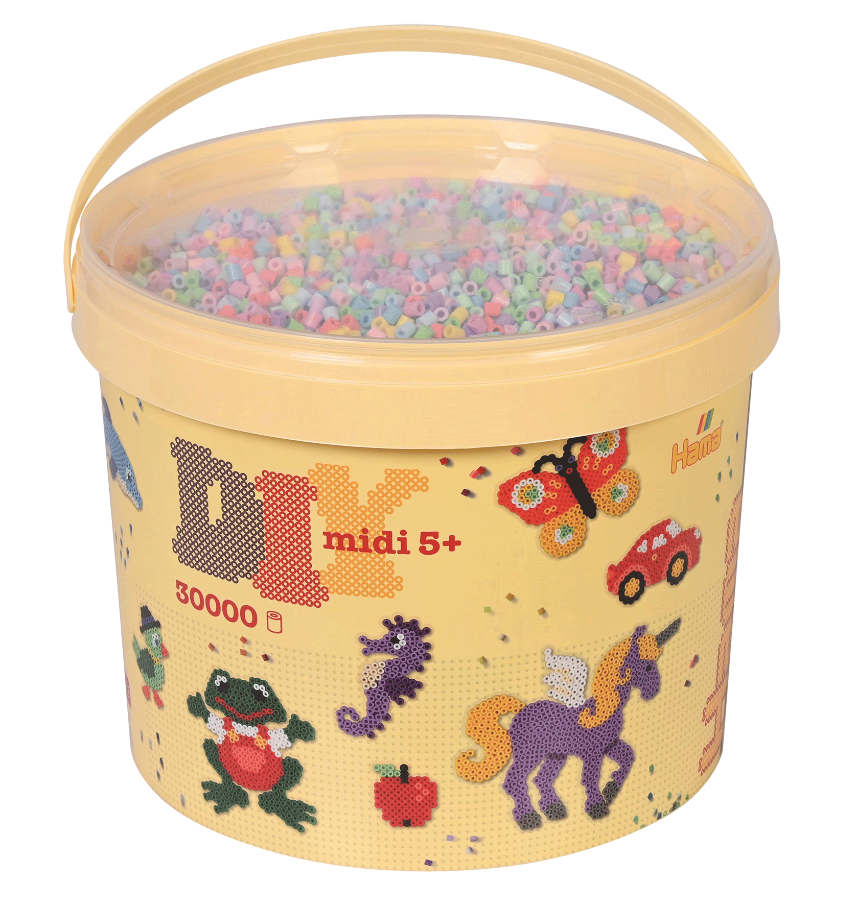 30.000 Midi beads in bucket