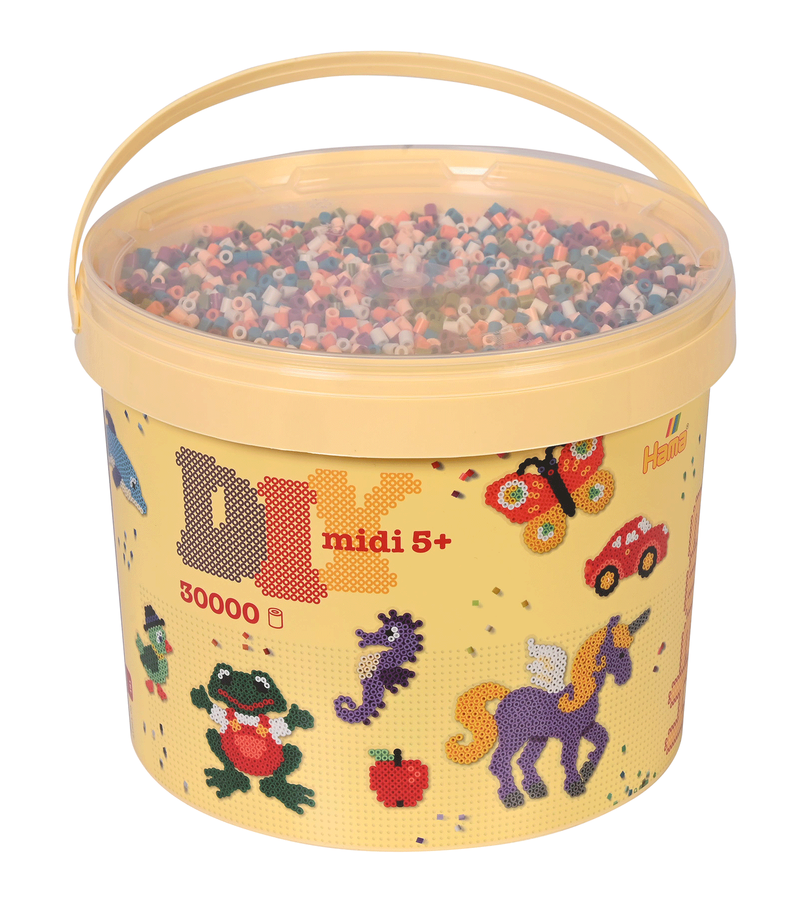 30.000 Midi beads in bucket