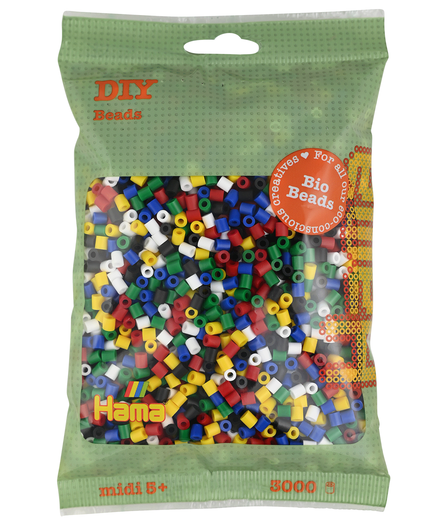 3000 Midi Bio beads in bag