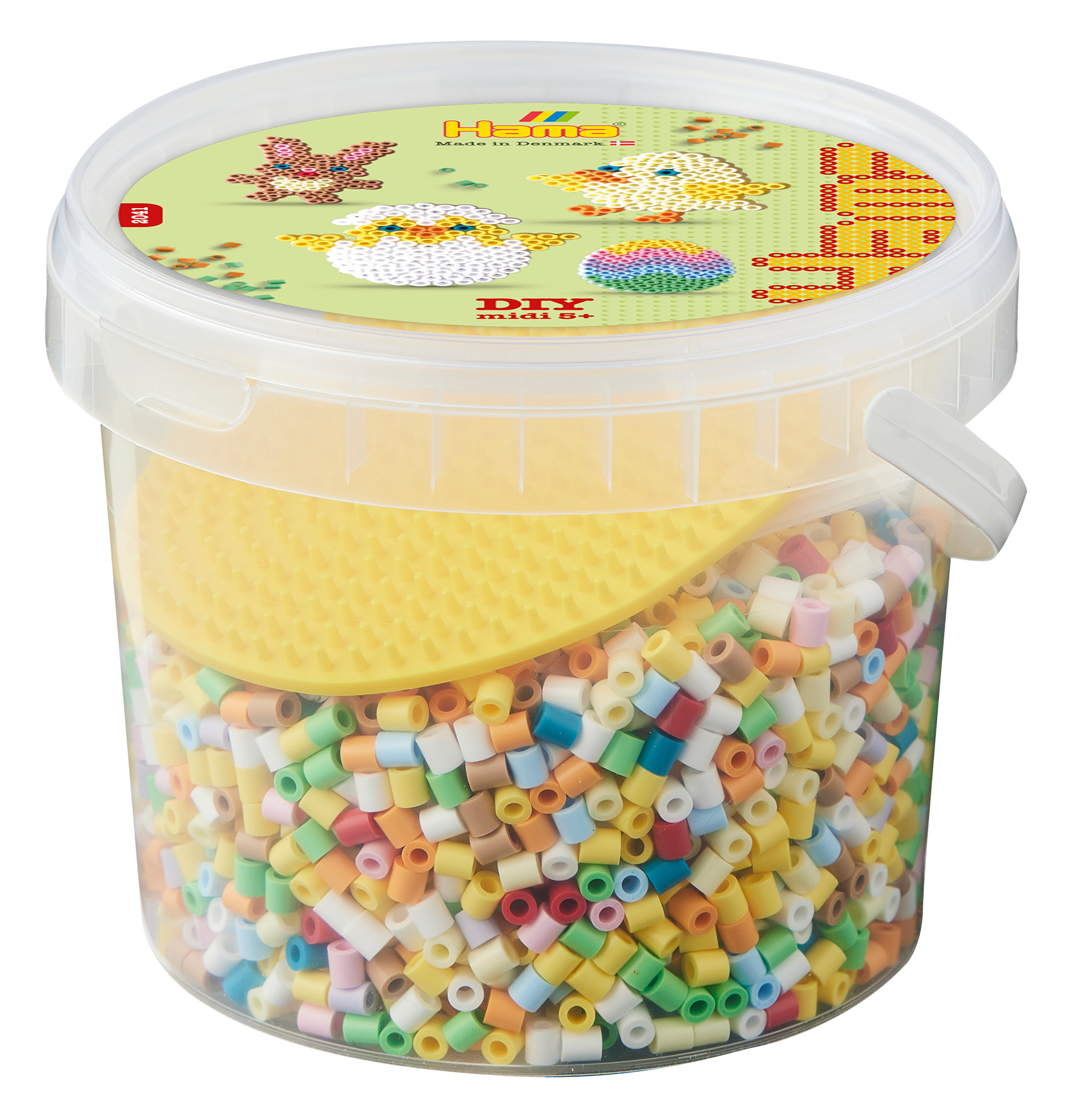 Perler og stiftpl. i dåse - påske