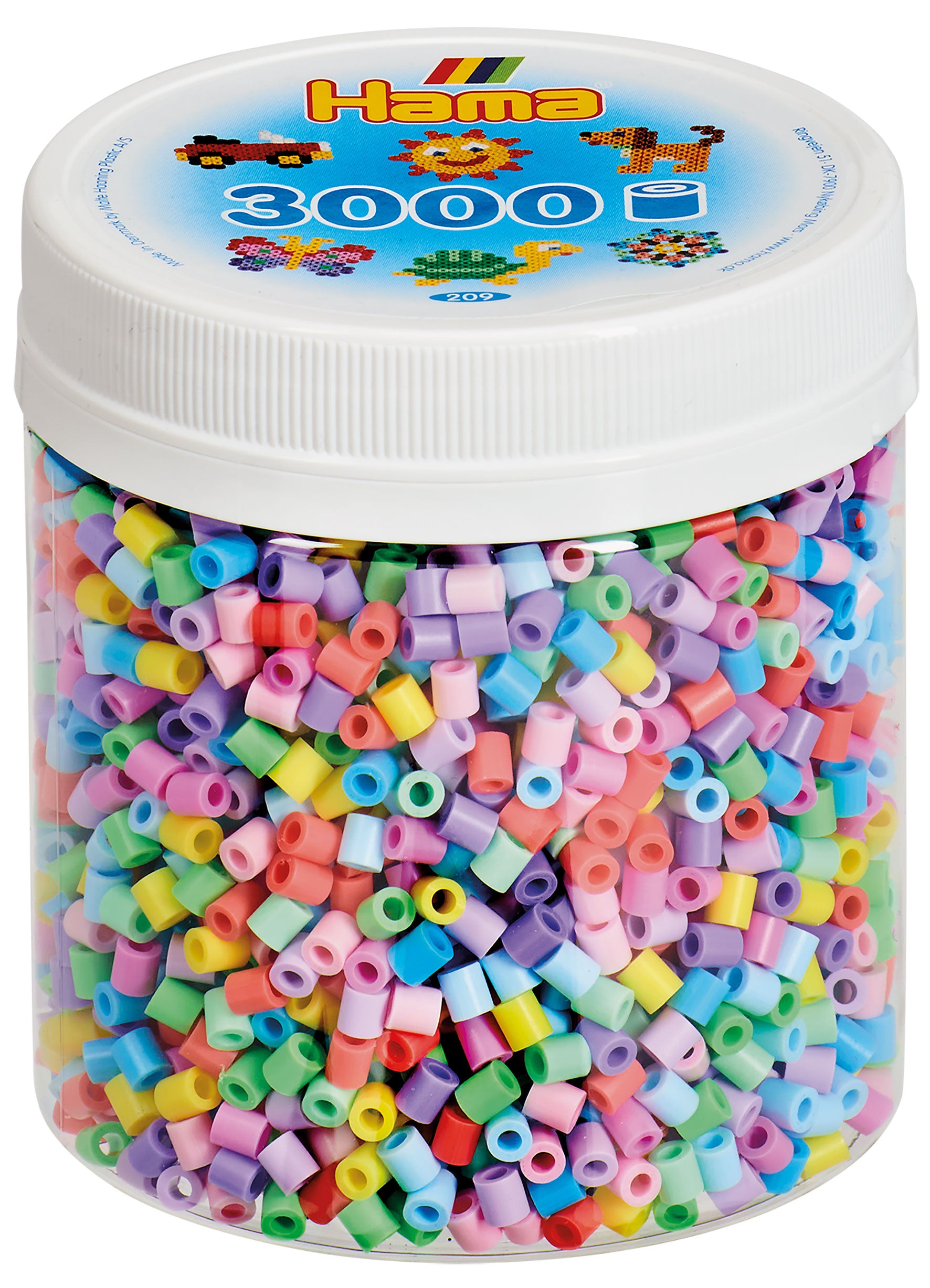 3000 Midi beads in a tub
