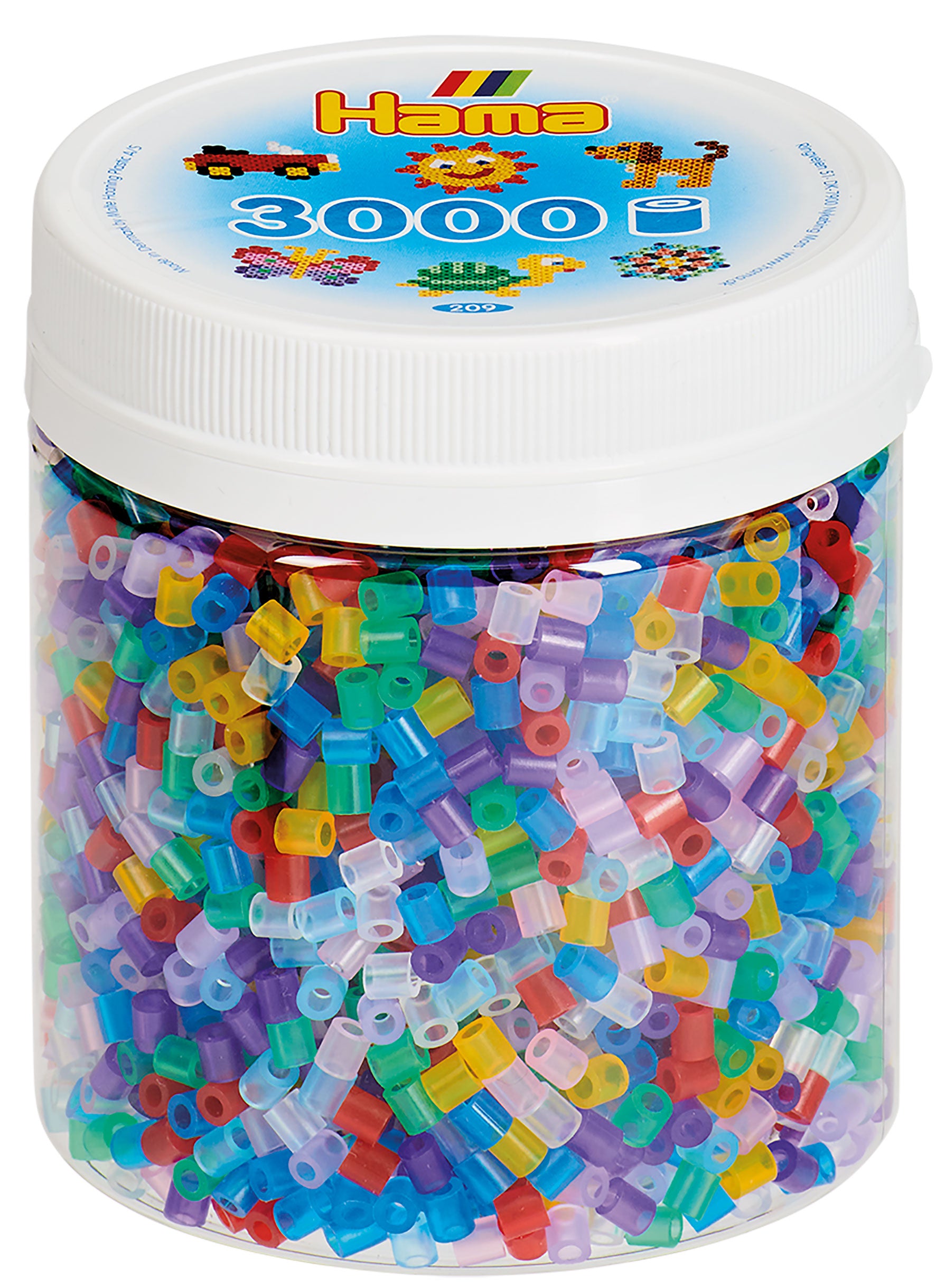 3000 Midi beads in a tub