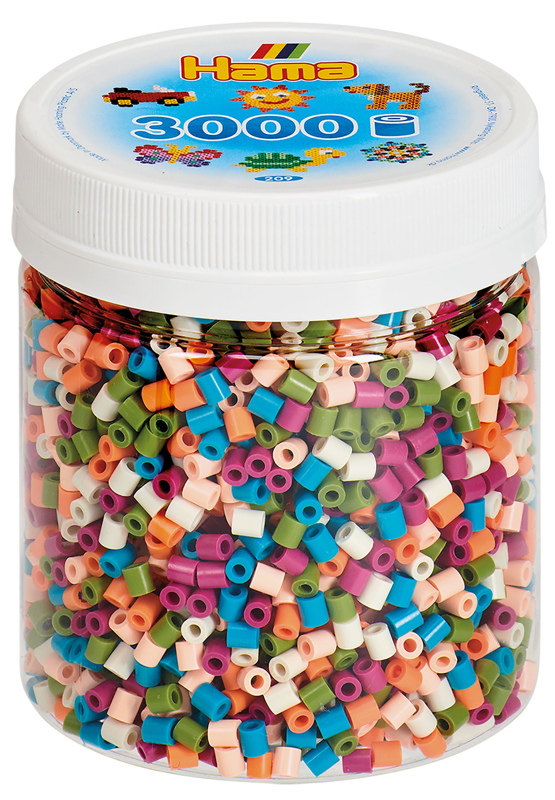 3000 Midi beads in a tub