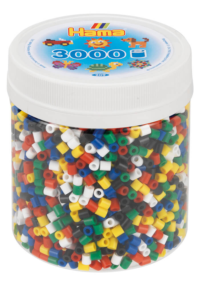 3000 Midi beads in a tub