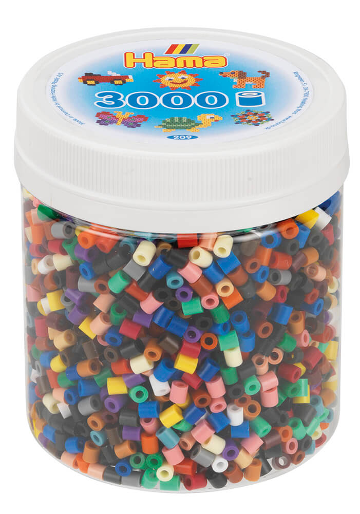 3000 Midi beads in a tub