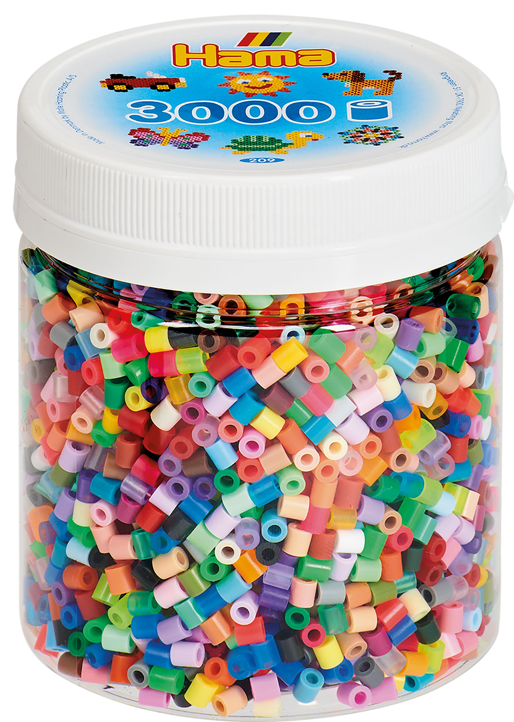 3000 Midi beads in a tub
