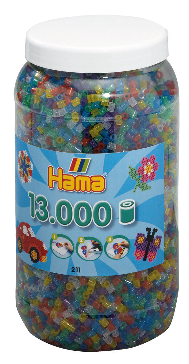 13,000 Midi beads in a tub