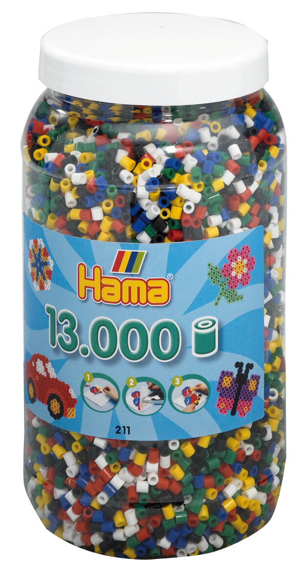 13,000 Midi beads in a tub