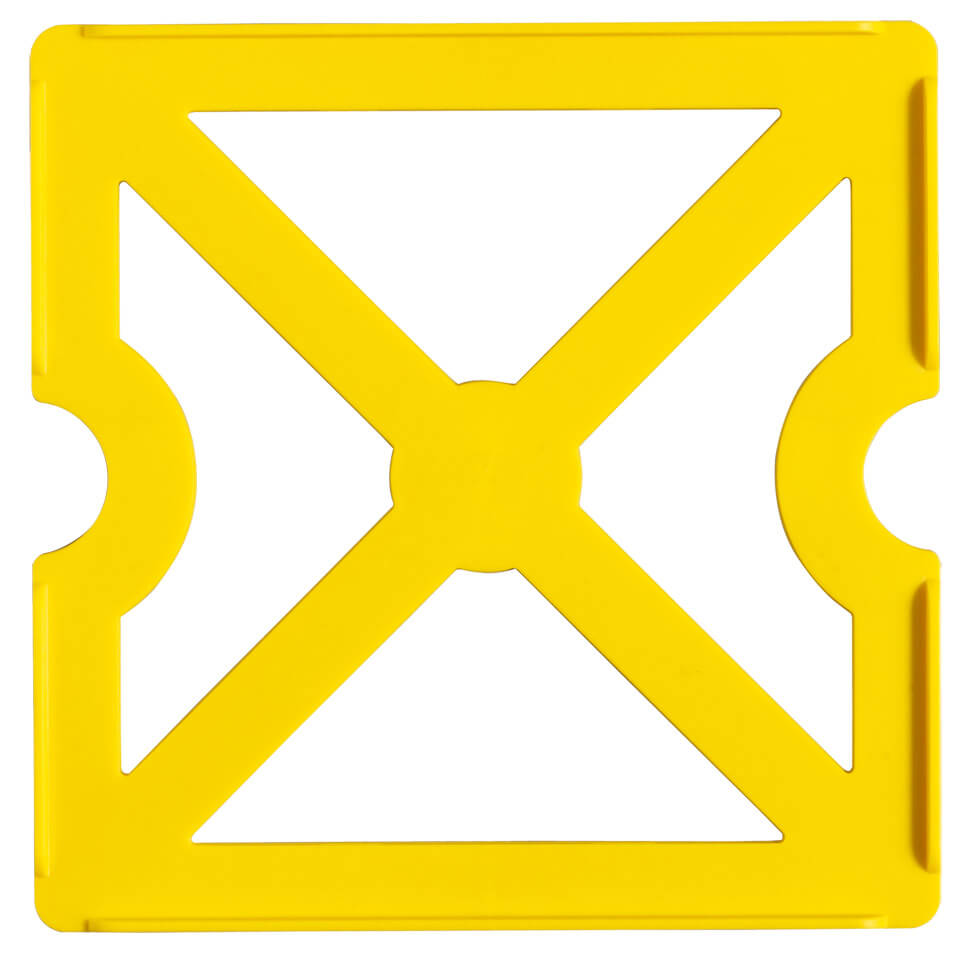 Maxi motif frame - yellow
