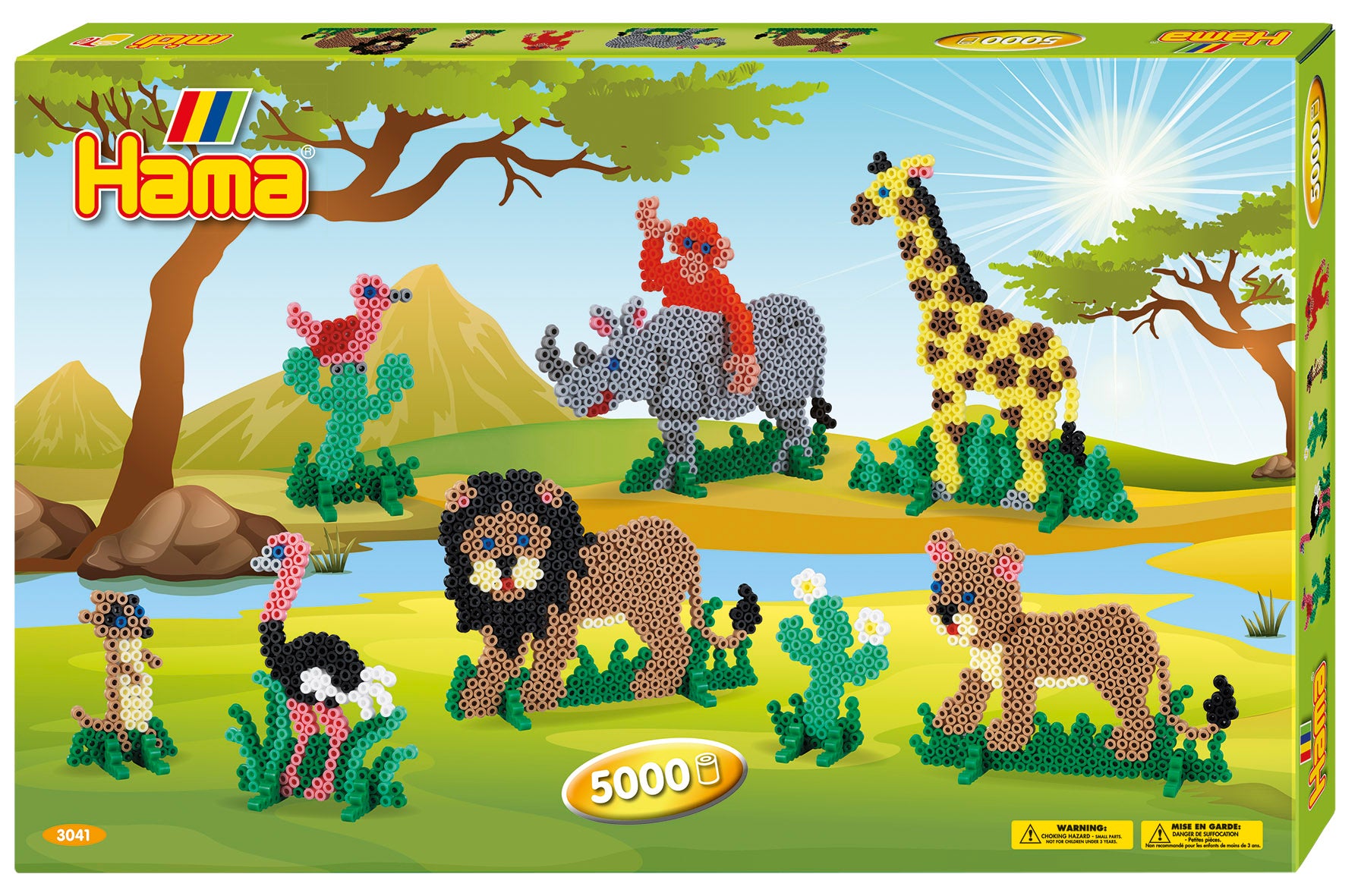Giant gift box - safari
