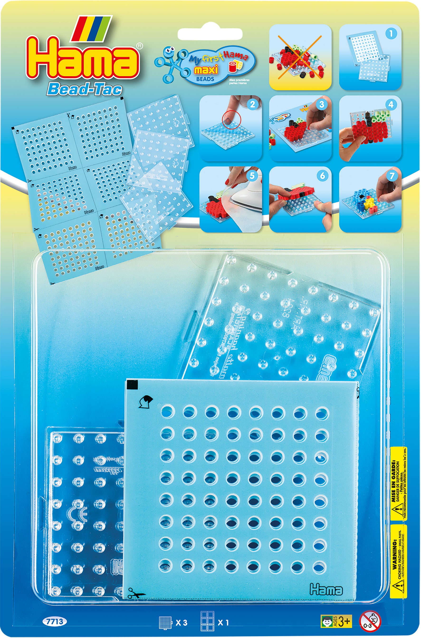 Stiftpl. og Hama Bead-Tac blister