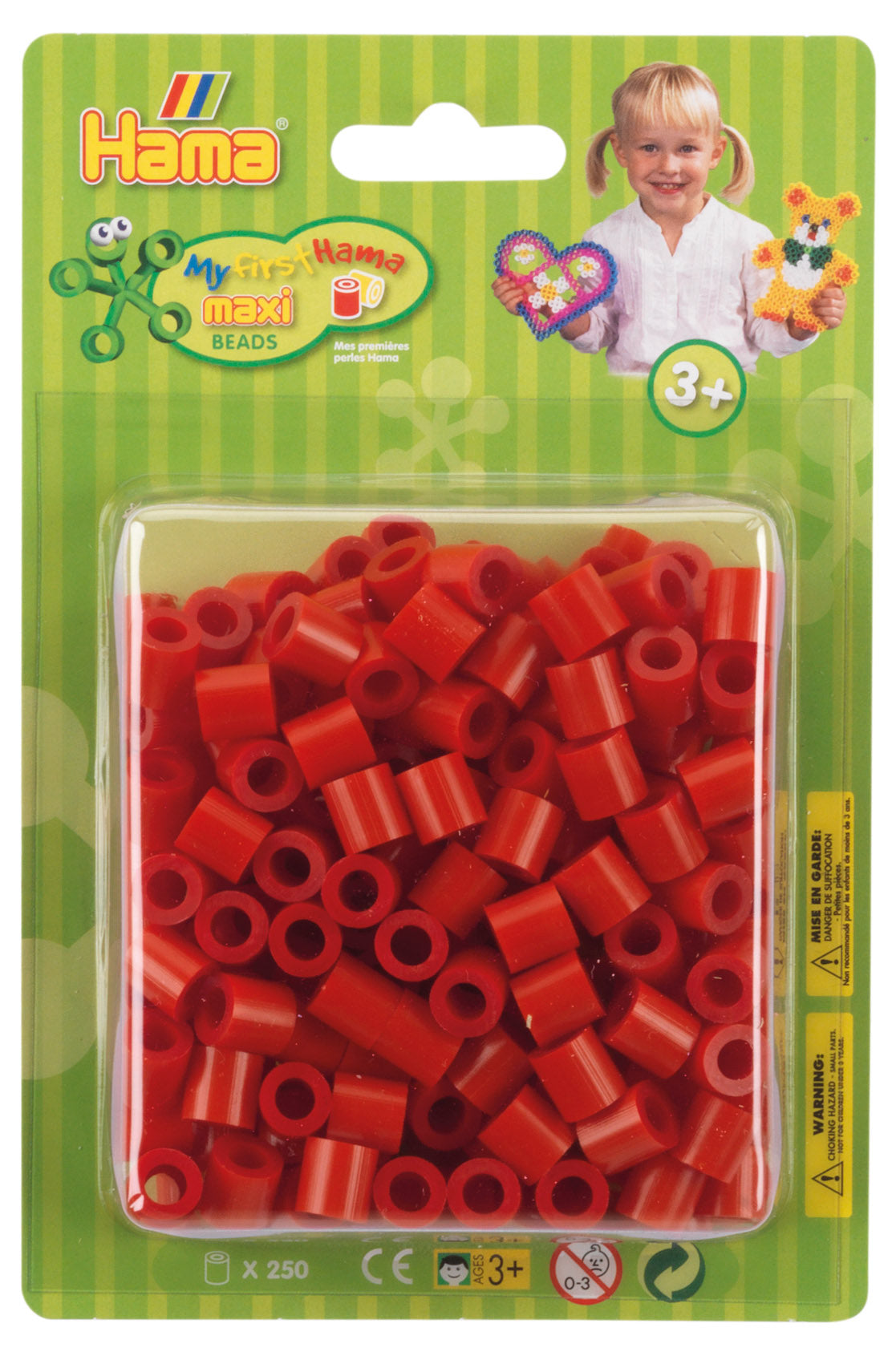 250 Maxi perler i blister