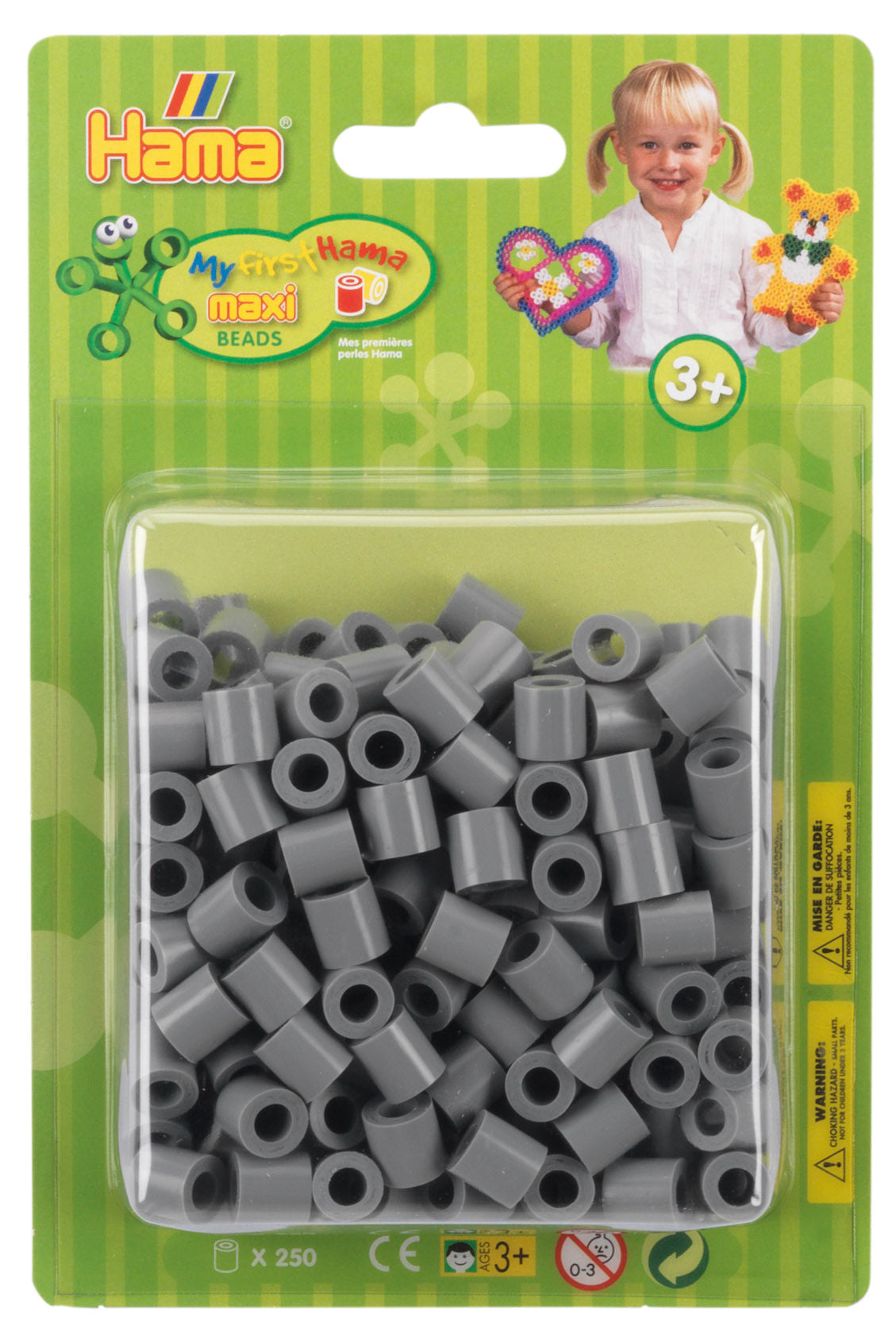 250 Maxi perler i blister