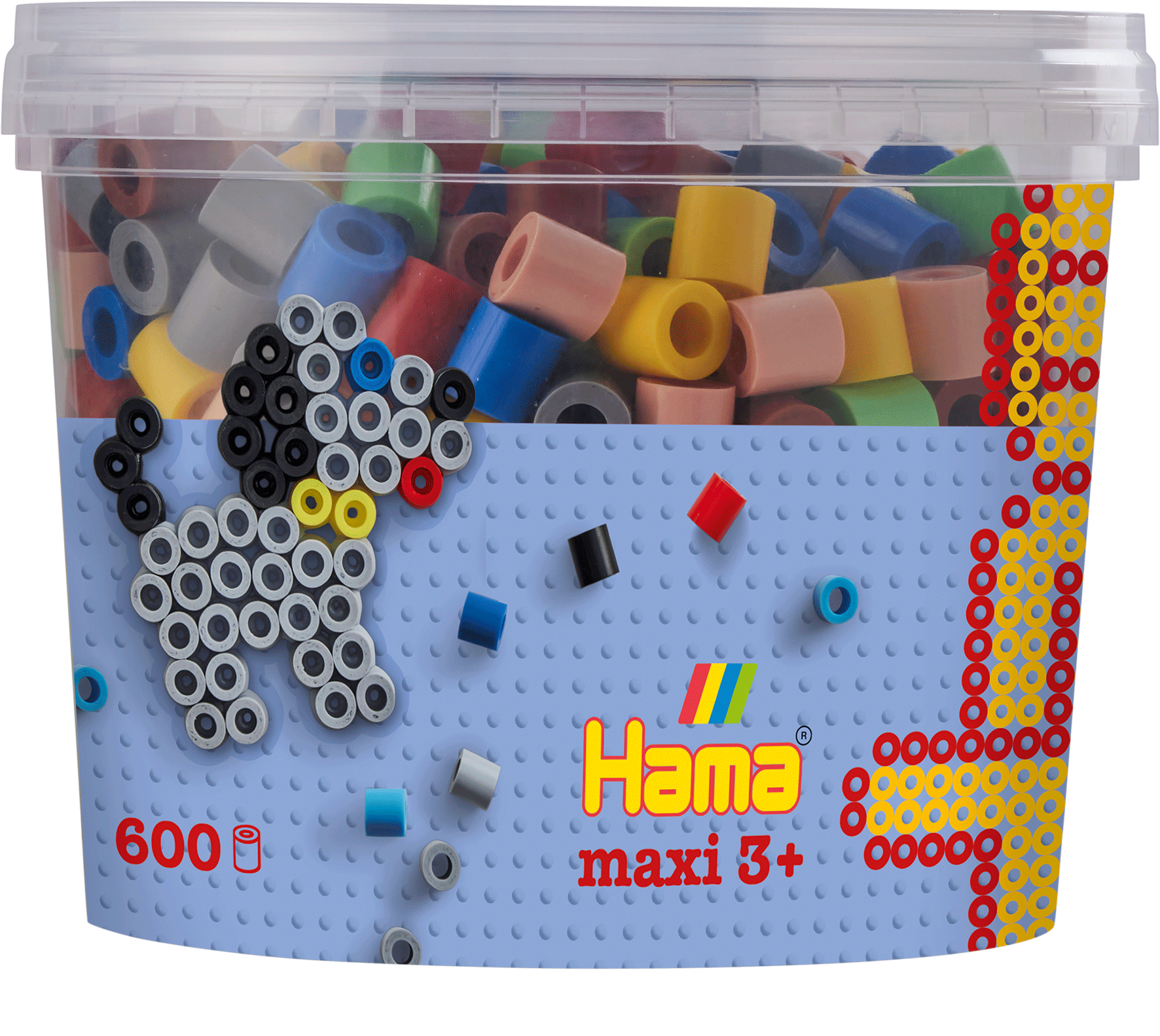 600 Maxi beads in tub