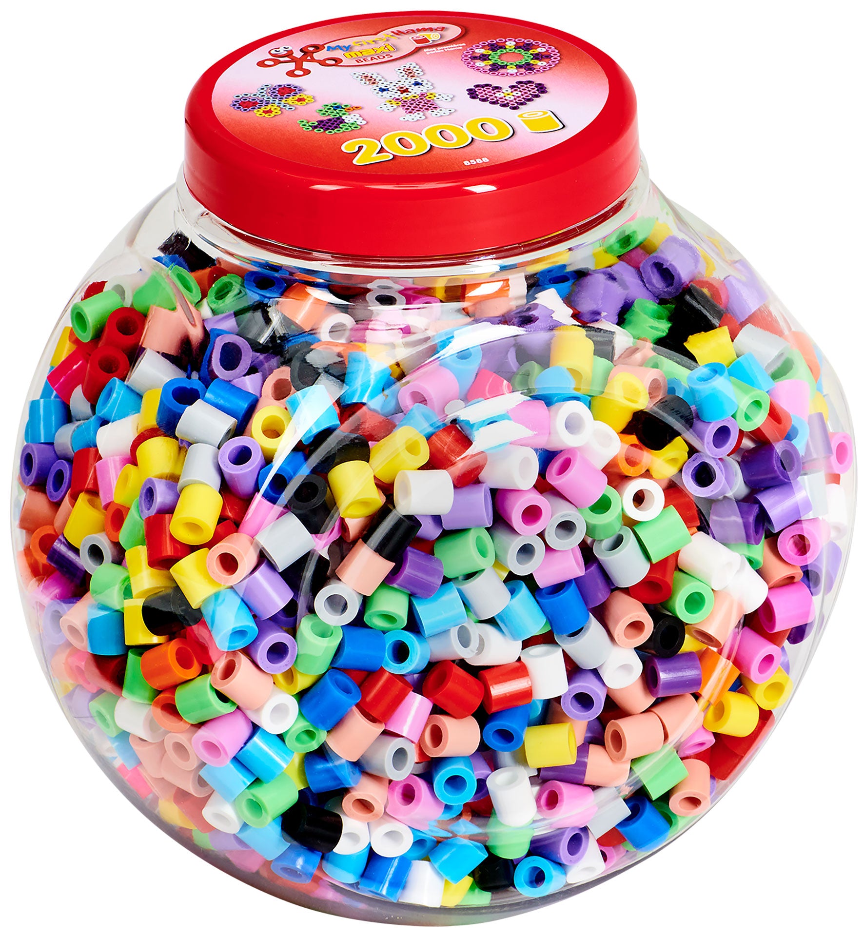 2000 Maxi perler i dåse