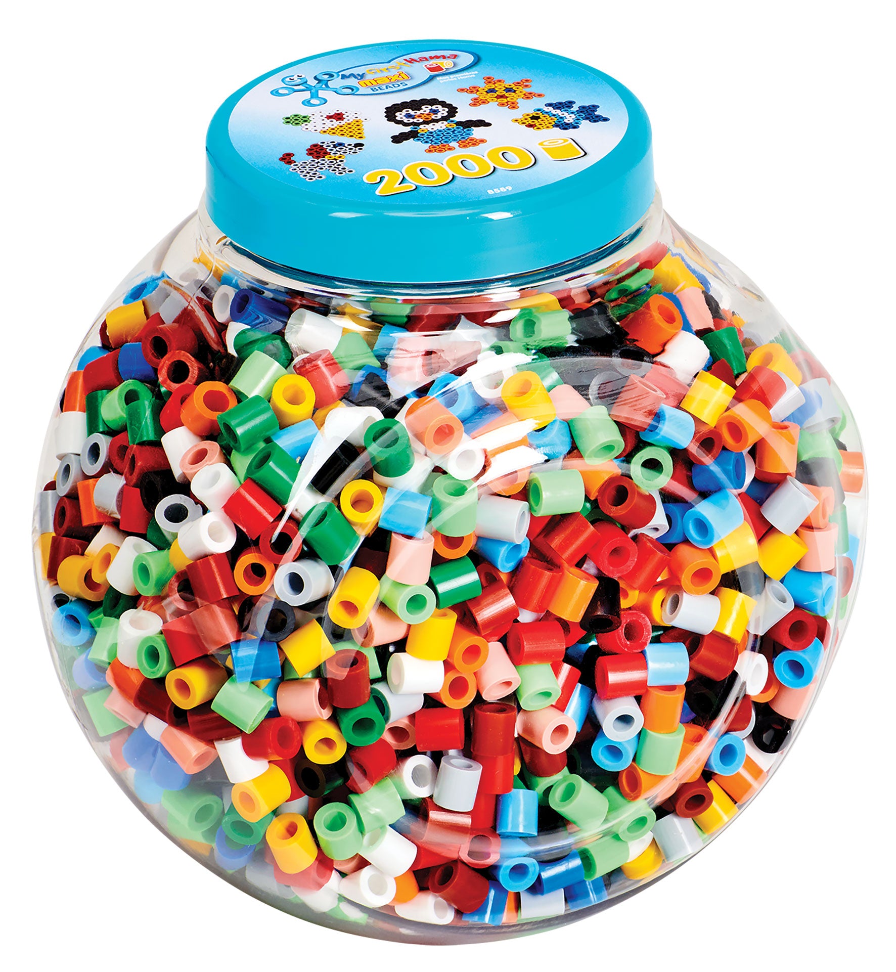 2000 Maxi perler i dåse