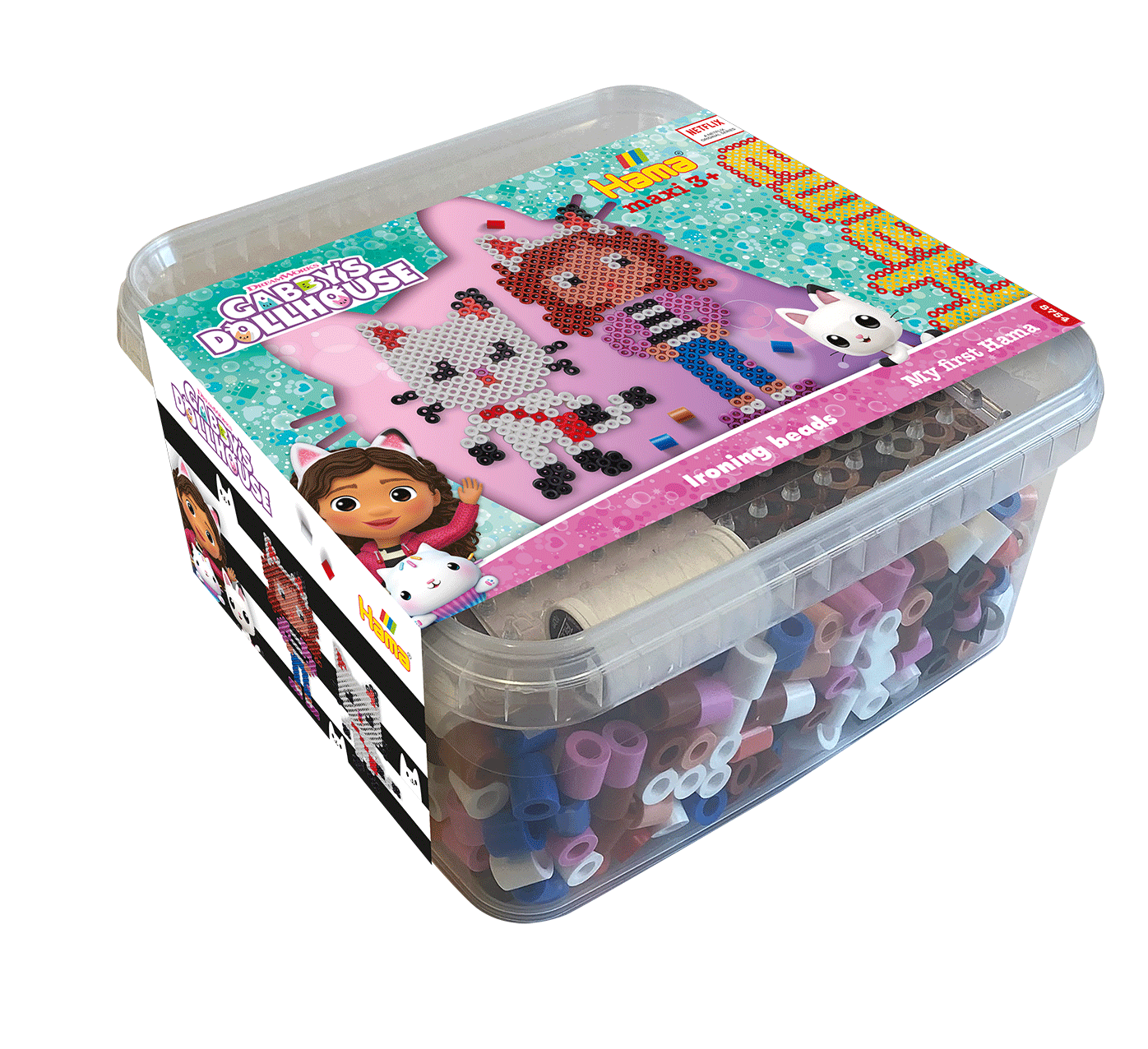 Maxi beads and pegboard - Gabby's Dollh.