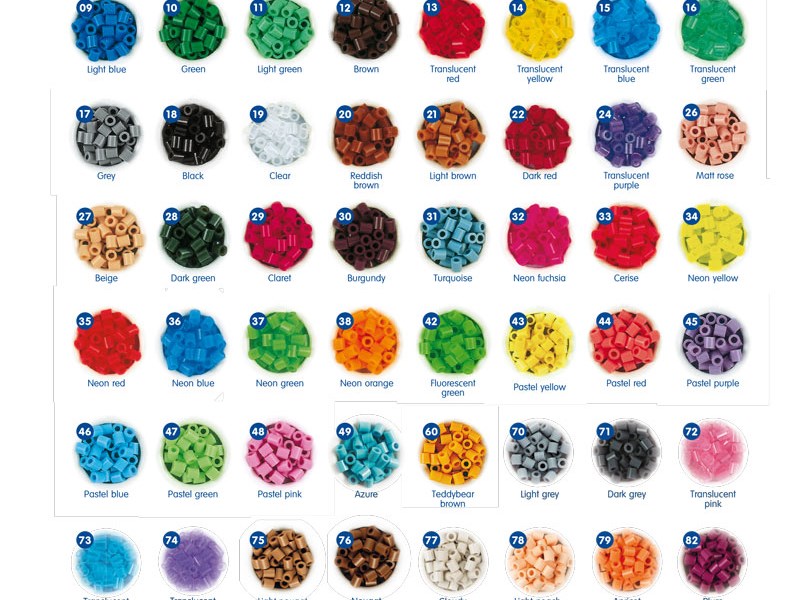 Hama Beads Sizes